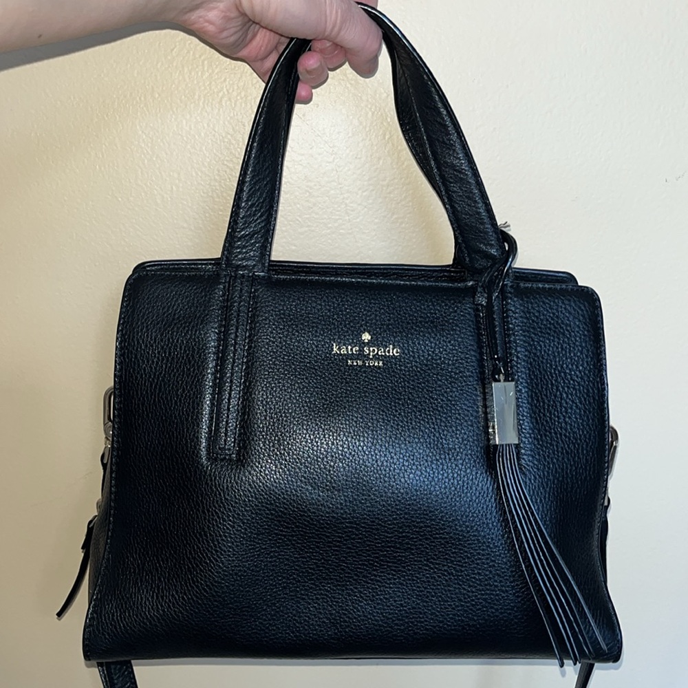 Kate Spade Dominque Leather Satchel Shoulder Bag WKRU3169- Retail $355.00